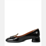 Γυναικεία Δερμάτινα Loafers – Μαύρο Λουστρίνι - Image 2