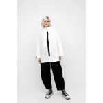 Bαμβακερό oversized πουκάμισο