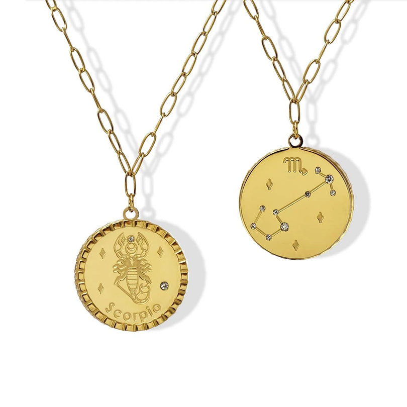 88480-1 Κολιέ Ζωδιακού Κύκλου Σκορπιός - Image 1
