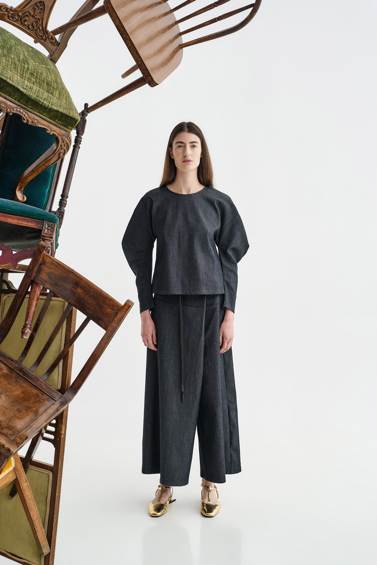 9583-225343Α_1-1 CONTRAST ΜΠΛΟΥΖΑ - Image 1