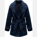 Παλτό Διπλής Όψης με Ζώνη - Image 4