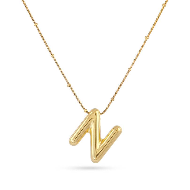 DCO049N1-1 Κολιέ με τα Βασικά Αρχικά - Image 1