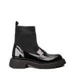 Γυναικεία Δερμάτινα Μποτάκια Wall Street – Μαύρο