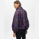 Μπουφάν bomber σε φλοράλ ζακάρ - Image 4