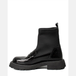 Γυναικεία Δερμάτινα Μποτάκια Wall Street – Μαύρο - Image 2