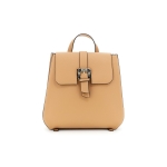 Σακίδιο πλάτης με καπάκι και αγκράφα με κόσμημα μπισκότου