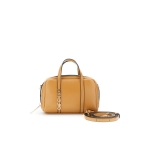 Μίνι τσάντα με δερμάτινη μεταλλική επιγραφή