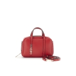Μίνι τσάντα με κόκκινα μεταλλικά γράμματα