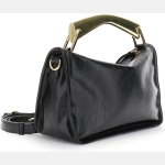 Μίνι τσάντα με εφέ δέρματος naplak με μαύρη μεταλλική λαβή - Image 2