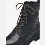 Δερμάτινο Μποτάκι με Κορδόνια & Φερμουάρ - Image 3