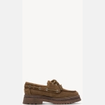 Δερμάτινο derby - καφέ - Image 4