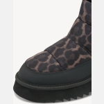 Μποτίνια με Ζεστή Επένδυση – Μαύρο / Animal Print - Image 3