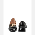 Γυναικεία Δερμάτινα Loafers – Μαύρο Λουστρίνι - Image 3