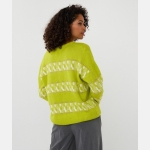 Πουλόβερ ριγέ ζακάρ - Image 3