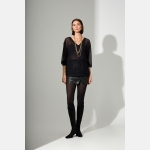 LEMON PIE BLOUSE – Μαύρη See-Through Μπλούζα - Image 4