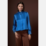 CARAMEL SHIRT – Μακρύ Μπλε Πουκάμισο - Image 4