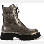 Γυναικείο Αρβυλάκι Δερμάτινο Ασημί - Image 4