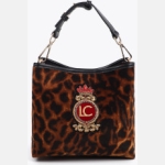 Υφασμάτινη τσάντα με animal print και μπάλωμα ασπίδας - Image 3