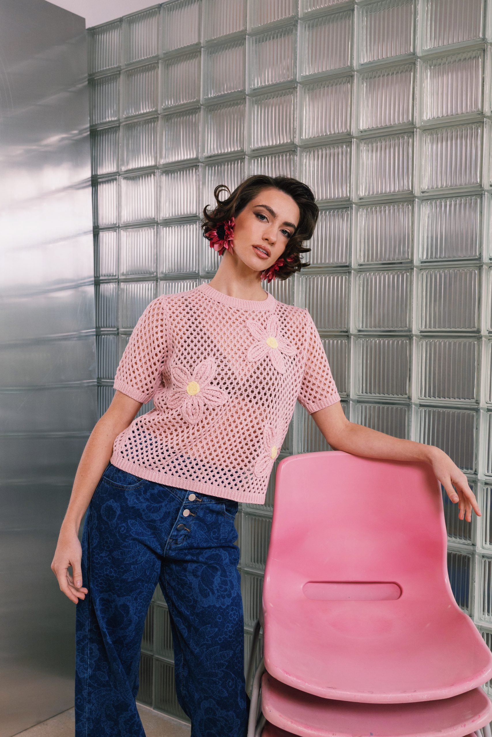 Processed with VSCO with c1 preset CACHE CACHE ΠΛΕΚΤΗ ΜΠΛΟΥΖΑ ΜΕ ΛΟΥΛΟΥΔΙΑ - Image 1