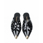 WALL STREET ΔΕΡΜΑΤΙΝΑ ΛΟΥΣΤΡΙΝΙ MULES - Image 3