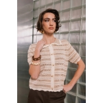 CACHE CACHE ΠΛΕΚΤΗ ΜΠΛΟΥΖΑ ΜΕ ΓΙΑΚΑ - Image 2