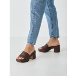 Chic Woven Platform Mules - Image 5