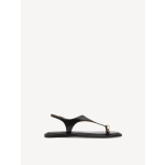 Δερμάτινα Σανδάλια με Λουράκι-Μαυρο - Image 3