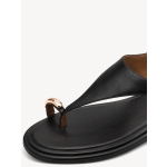 Δερμάτινα Σανδάλια με Λουράκι-Μαυρο - Image 4