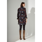 SWEET DRESS – Φλοράλ Φόρεμα με Χρυσές Λεπτομέρειες - Image 3