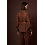 TART SHIRT – Καφέ Πουκαμίσα - Image 3